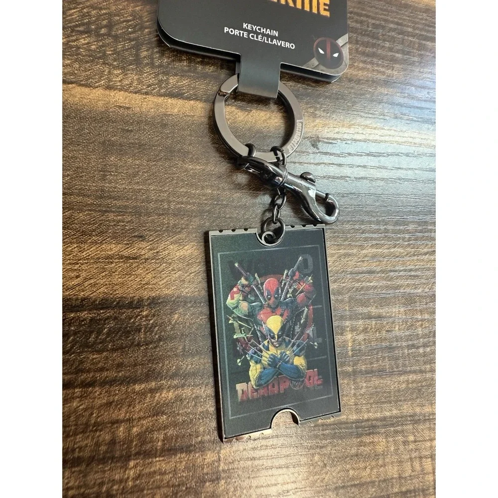 Deadpool & Wolverine Loungefly World Premiere Ticket Keychain New Sealed